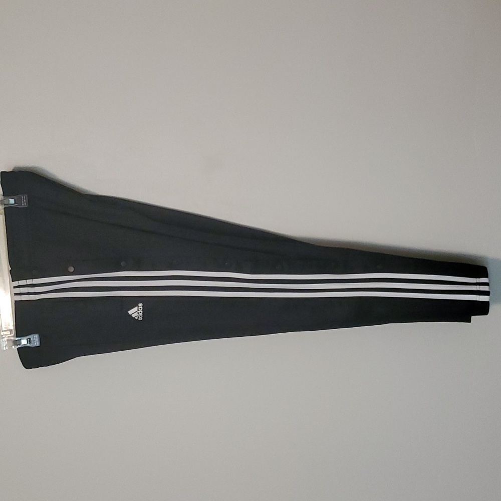 Women's Adidas black tear away pants size large